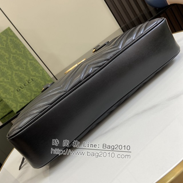 Gucci專櫃古馳最新款MARMONT中號手提包頂柄包 jh2270型號：795218